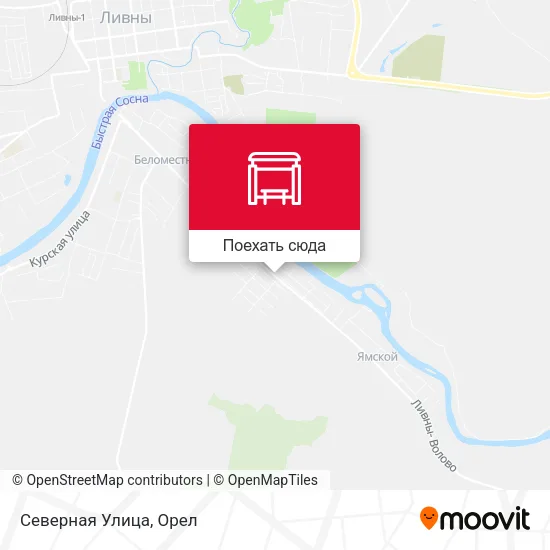 Карта Северная Улица