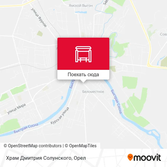 Карта Храм Дмитрия Солунского