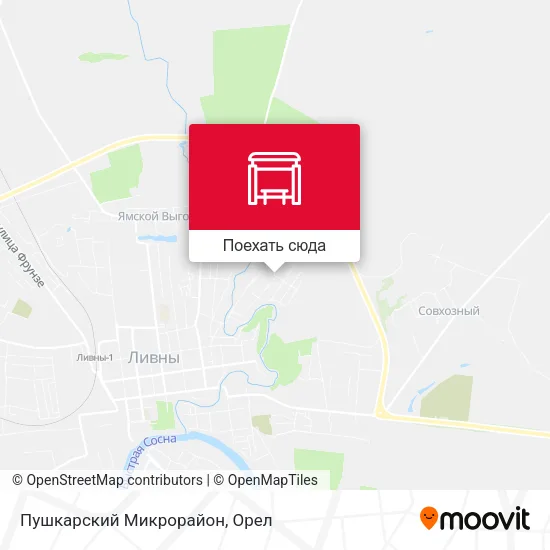 Карта Пушкарский Микрорайон