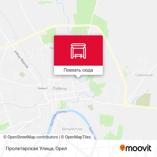 Карта Пролетарская Улица