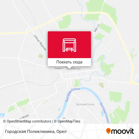 Карта Городская Поликлиника