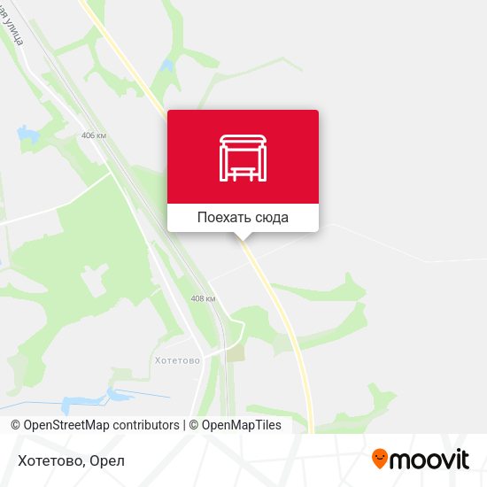 Карта Хотетово