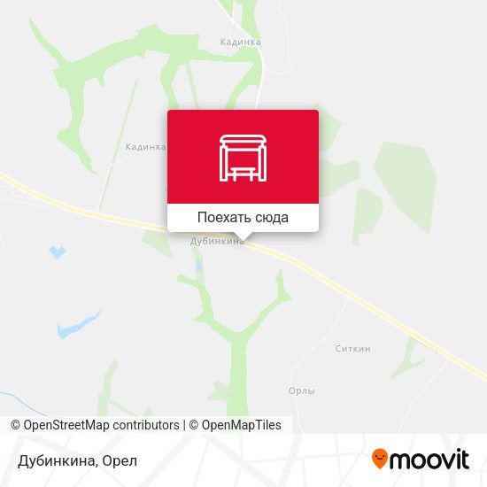 Карта Дубинкина