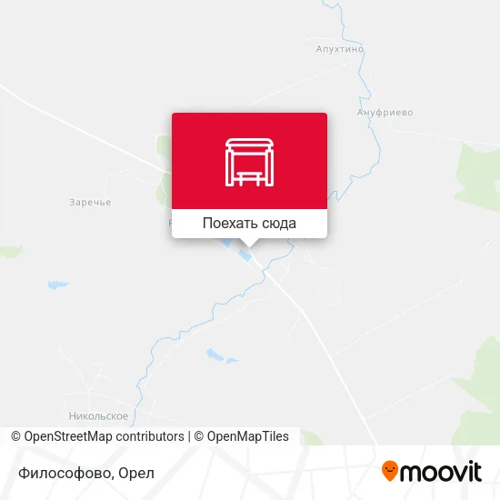 Карта Философово