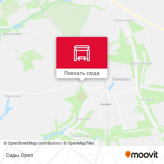 Карта Сады