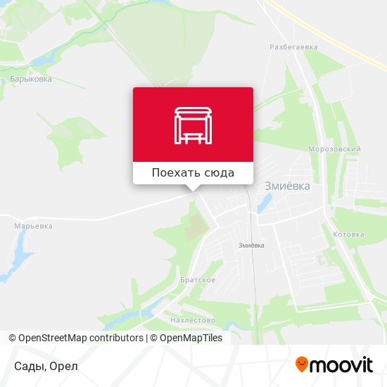 Карта Сады