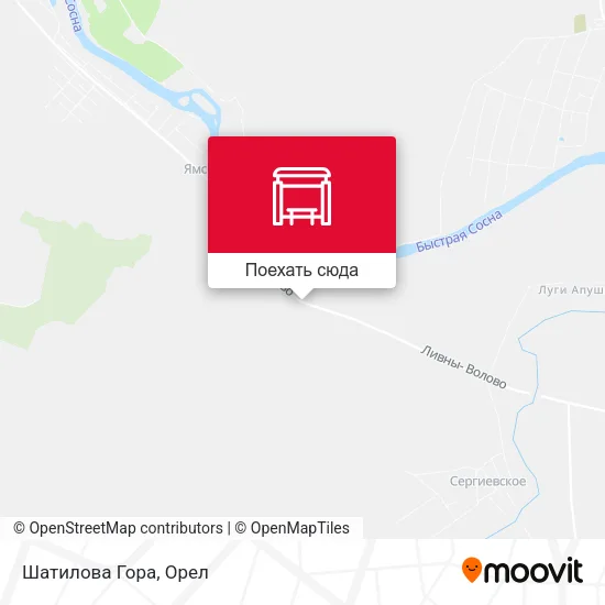 Карта Шатилова Гора