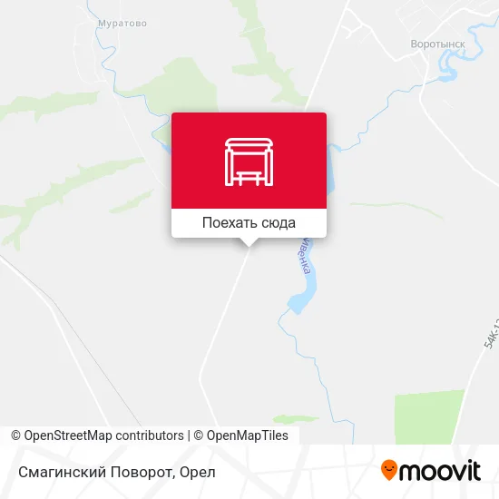 Карта Смагинский Поворот