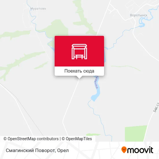Карта Смагинский Поворот