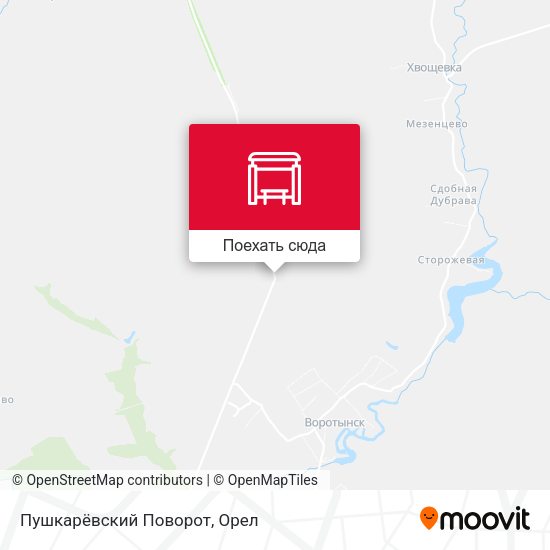 Карта Пушкарёвский Поворот