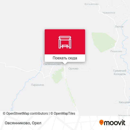 Карта Овсянниково