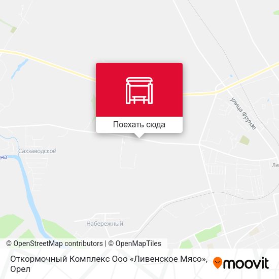Карта Откормочный Комплекс Ооо «Ливенское Мясо»