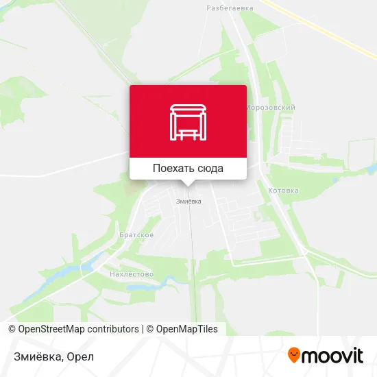 Карта Змиёвка