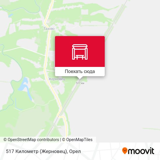 Карта 517 Километр (Жерновец)