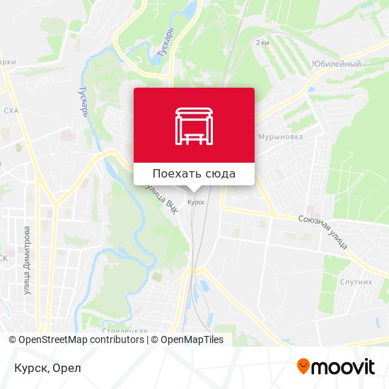 Карта Курск