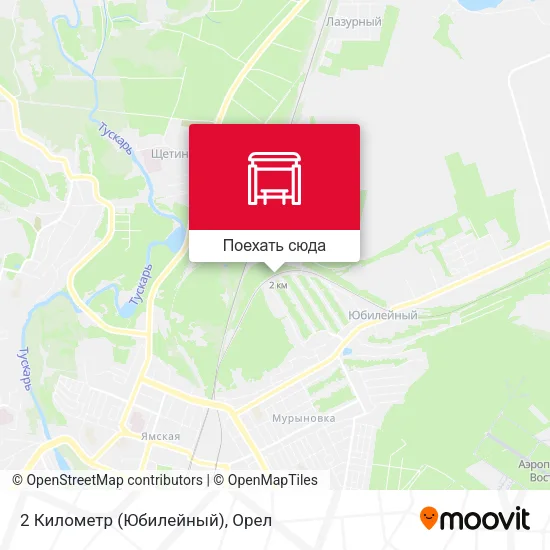 Карта 2 Километр (Юбилейный)