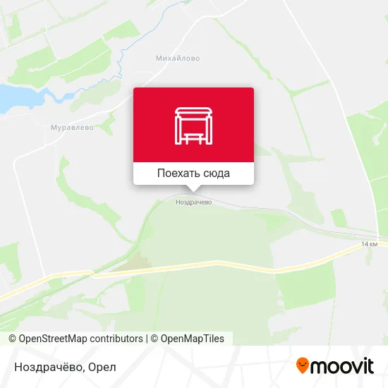 Карта Ноздрачёво