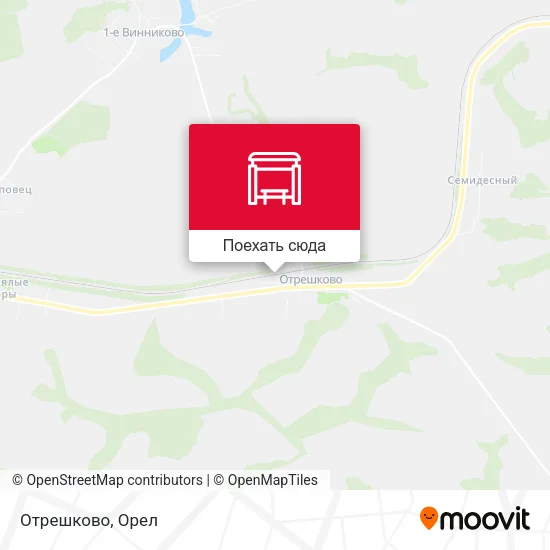 Карта Отрешково