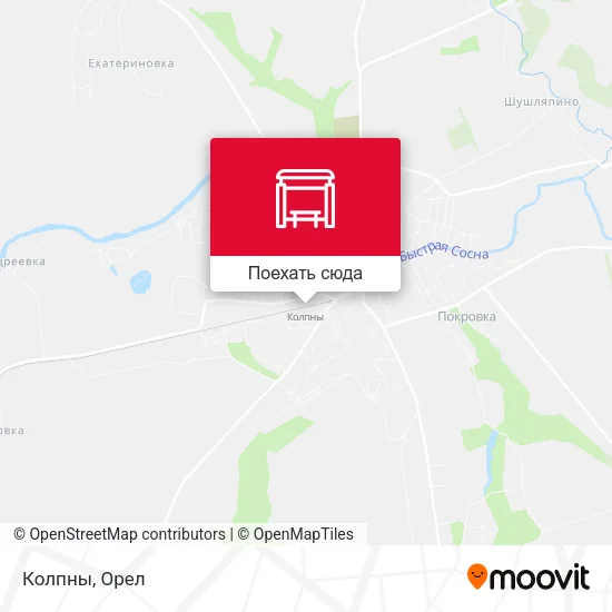 Карта Колпны