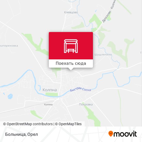 Карта Больница