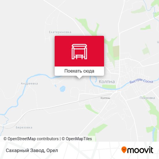 Карта Сахарный Завод