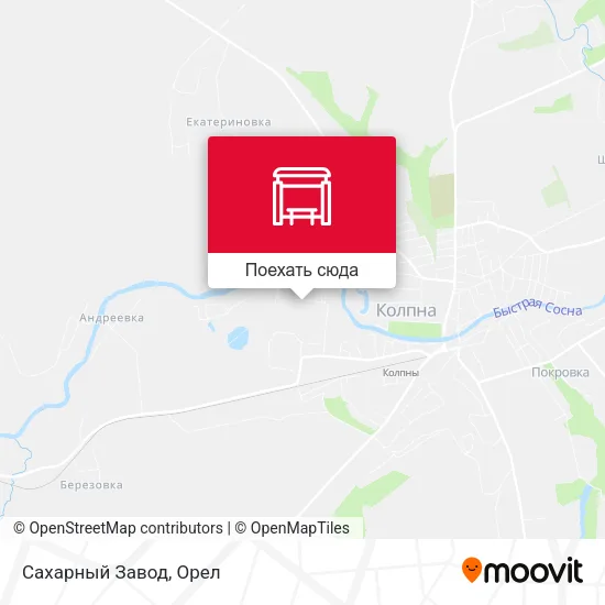 Карта Сахарный Завод