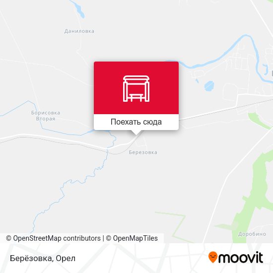 Карта Берёзовка