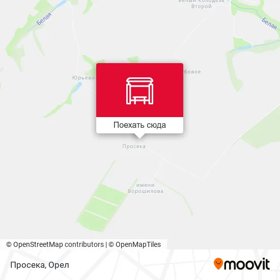 Карта Просека