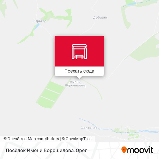 Карта Посёлок Имени Ворошилова