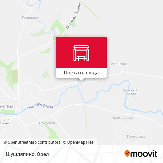 Карта Шушляпино