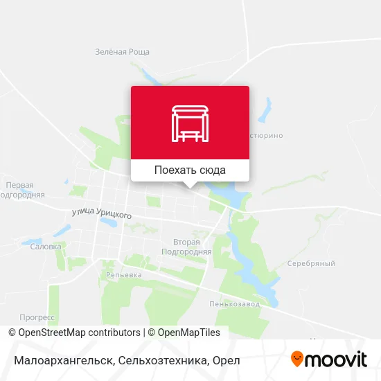 Карта Малоархангельск, Сельхозтехника