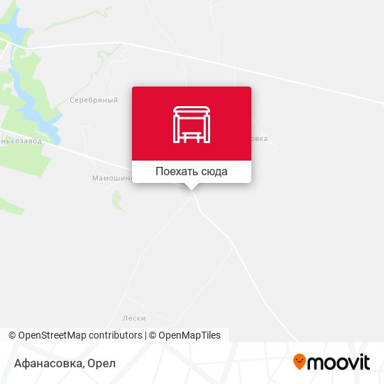 Карта Афанасовка