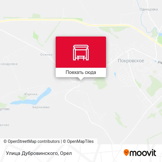 Карта Улица Дубровинского