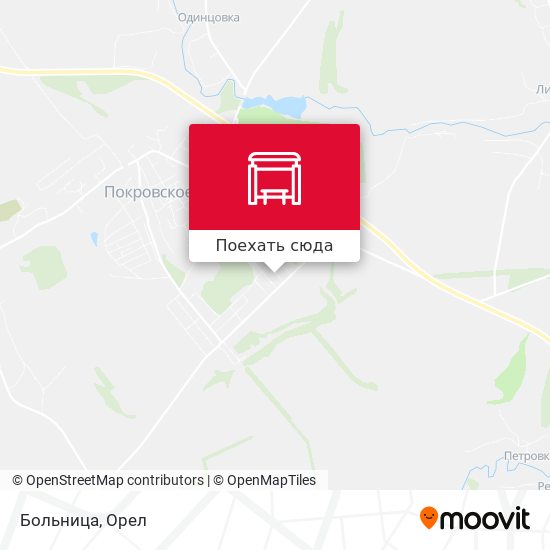 Карта Больница