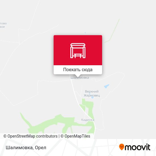 Карта Шалимовка