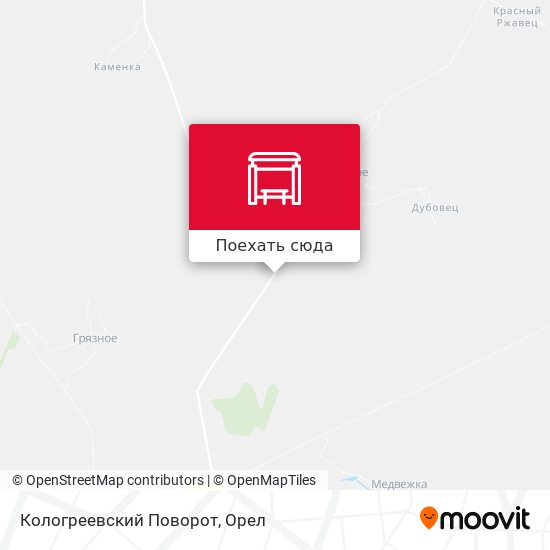 Карта Кологреевский Поворот