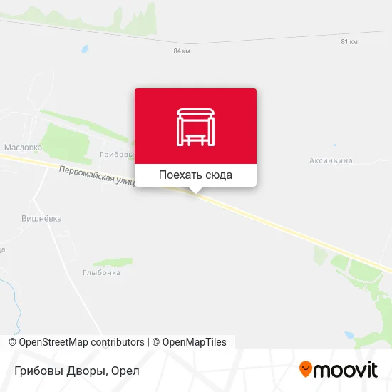 Карта Грибовы Дворы