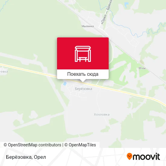 Карта Берёзовка
