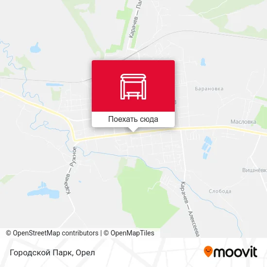 Карта Городской Парк