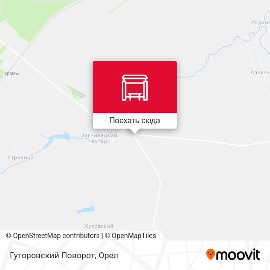 Карта Гуторовский Поворот