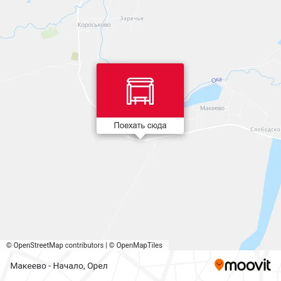 Карта Макеево - Начало