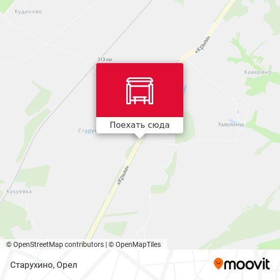 Карта Старухино