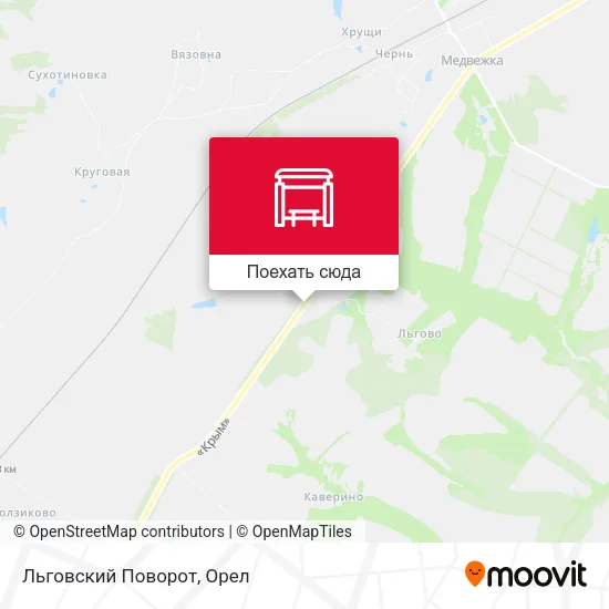 Карта Льговский Поворот