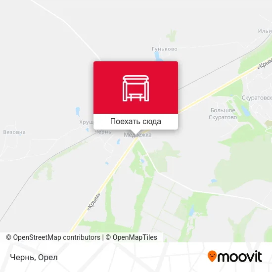 Карта Чернь