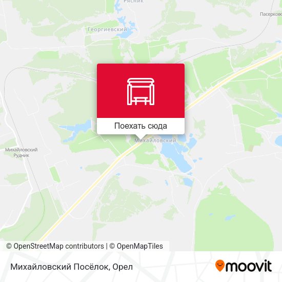 Карта Михайловский Посёлок