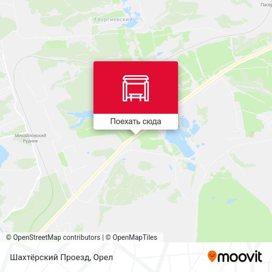 Карта Шахтёрский Проезд