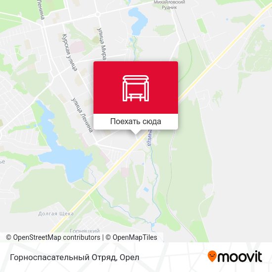 Карта Горноспасательный Отряд