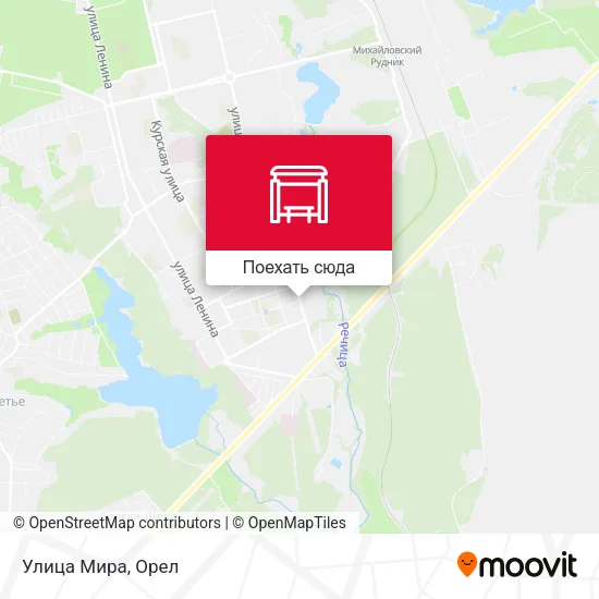 Карта Улица Мира
