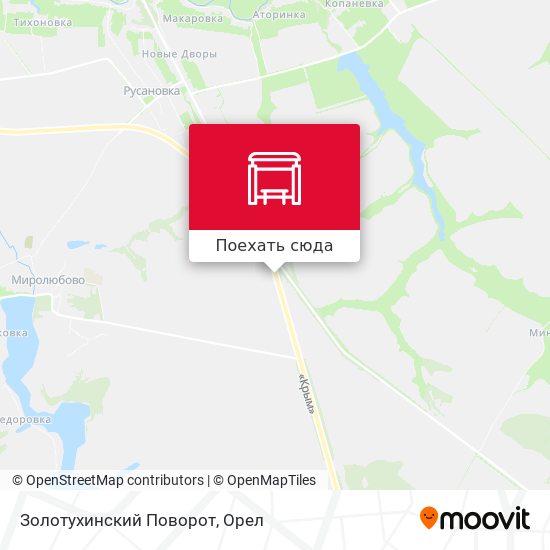 Карта Золотухинский Поворот