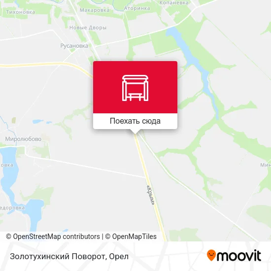 Карта Золотухинский Поворот